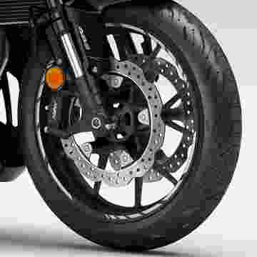 Honda CBR500R - Jant Çıkartma Seti (17″) Matte Crypton Silver Metallic