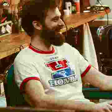Honda Collection Team H Logolu Beyaz T-Shirt
