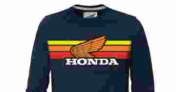 Honda Bisiklet Yaka Lacivert Sweatshirt