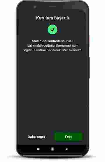 İşte bu kadar, artık bağlantınız tamamlandı.