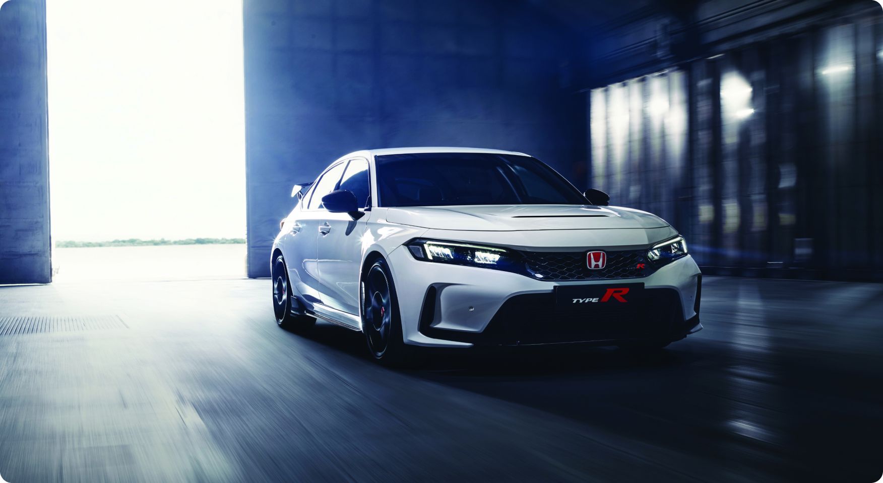 Silver Type R Honda